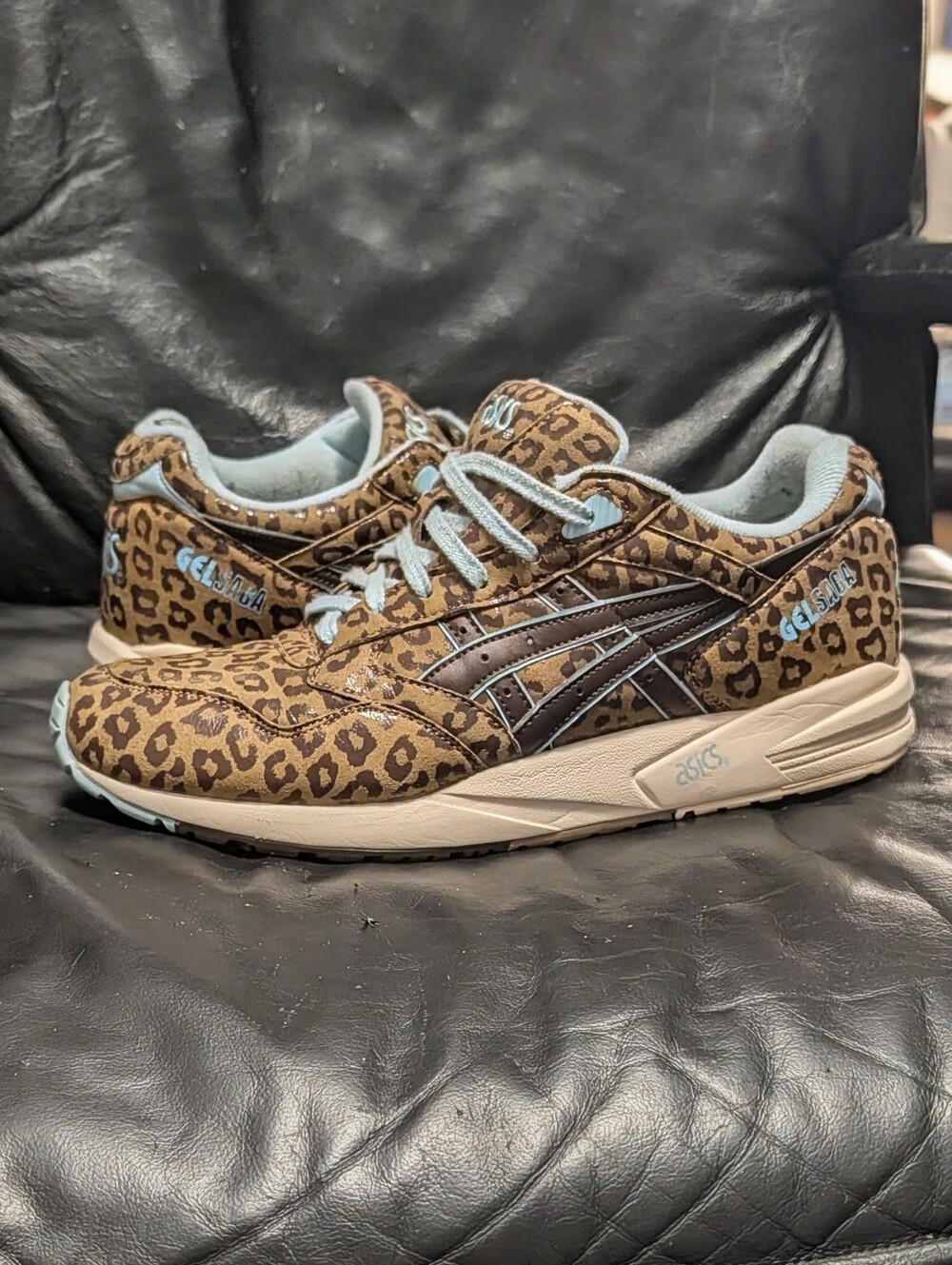 Asics GEL-Saga 'Leopard/Teal'